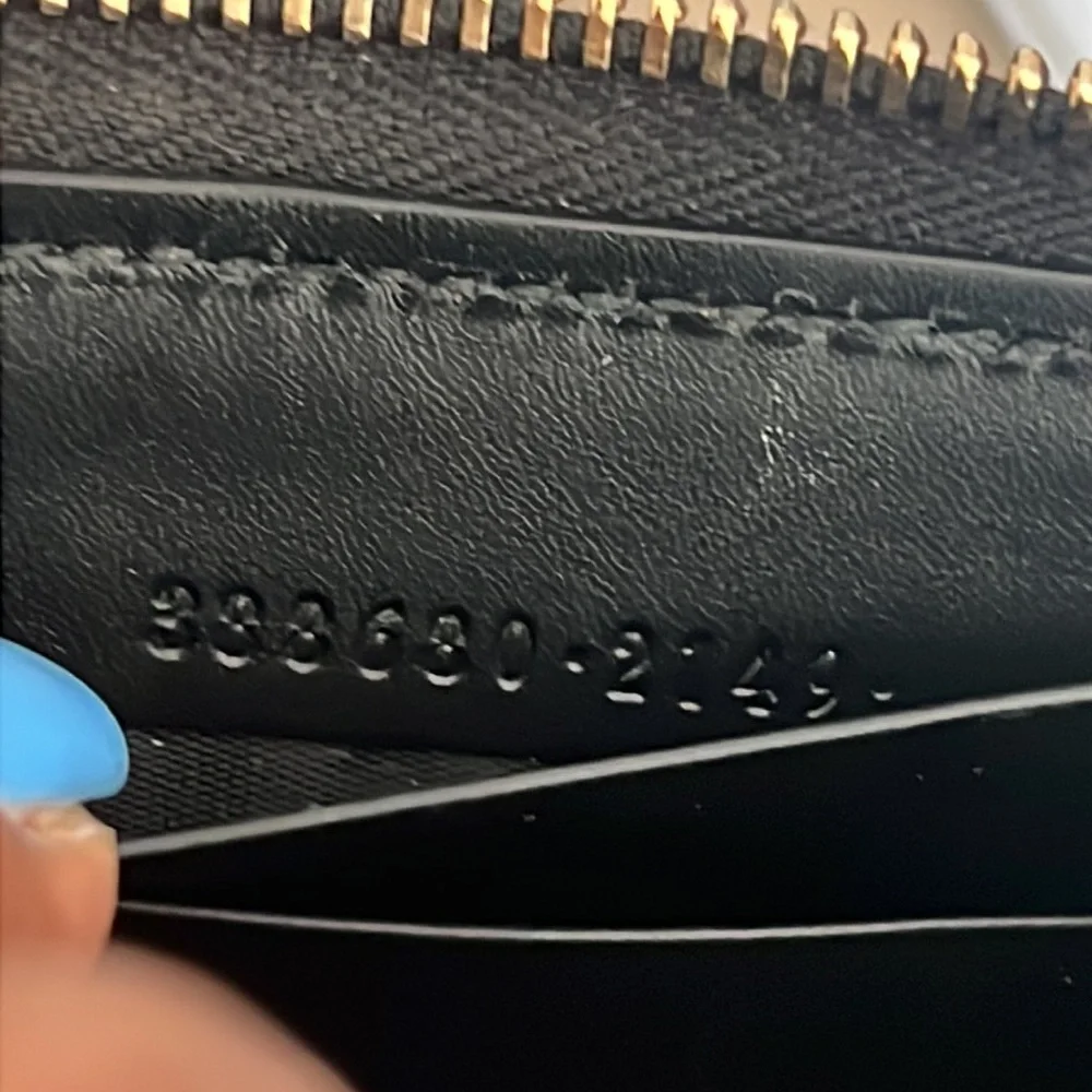 🖤🖤Gucci GG Guccissima Bow Zip Wallet - Picture 17 of 17